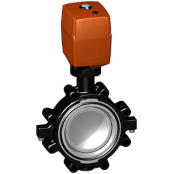 +GF+ product Electric Butterfly Valve Type 141 Lug Type Electric Plastic Butterfly Valve