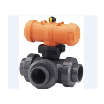 +GF+product 285-288 type Three-way pneumatic ball valve