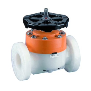 +GF+product Type 317 Pneumatic Diaphragm Valve American Standard (ANSI) with flange