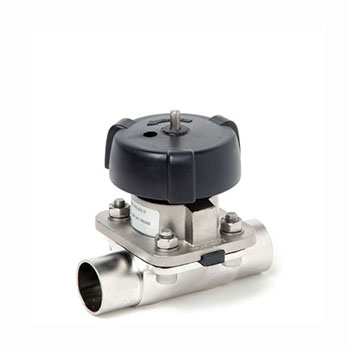 German SED Manual Diaphragm Valve with Stainless Steel Cover