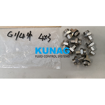 G1 / 4 turn intubation Φ4 * 3 valve group Fittings Fittings KUNAG