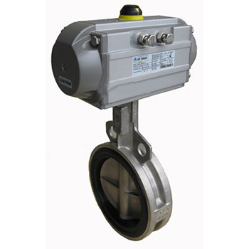 AT pneumatic stainless steel butterfly valve AIRTORQUE product Italy actuator product