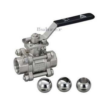 Imported three-piece ball valve Buhrer