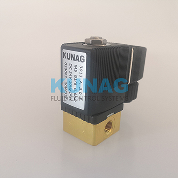 033002 Two way solenoid valve type 3013 brass valve body KUNAG
