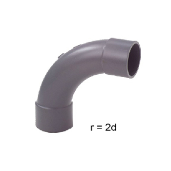 +GF+ pipe fittings ABS 45° elbow