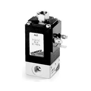 Type 638 and 648 two-position three-way solenoid valve Camozzi
