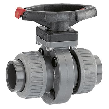 German Gemmy gemu valve system 417 straight-through manual plastic butterfly valve