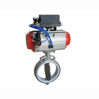 German SED Pneumatic Lining Fluorine Regulating Butterfly Valve