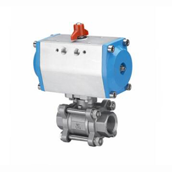 Regus imported pneumatic three-piece ball valve