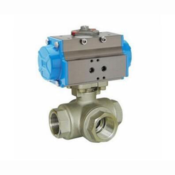 Regus Regis imported pneumatic threaded three-way ball valve