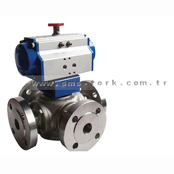 SMS-TORK product Turkey TORK-PAV940 PNEUMATIC ACTUATED 4 WAY STAINLESS STEEL
