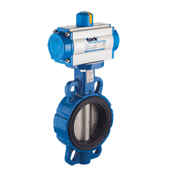 SMS-TORK Turkey TORK-PAV 802 WAFER TYPE ACTUATED BUTTERFLY VALVES