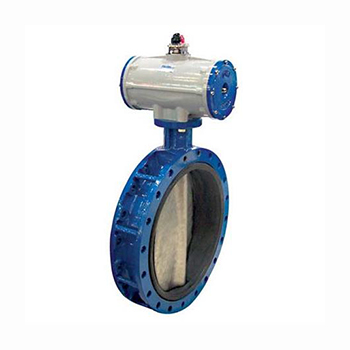 SMS-TORK Turkey TORK-PAV 810 PNEUMATIC ACTUATED DOUBLE FLANGED BUTTERLY VALVES