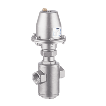 SMS-TORK Turkey TORK- PP1096/97 PNEUMATIC ACTUATED 3/2 WAY ANGLE SEAT VALVE