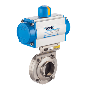 SMS-TORK Turkey TORK-PAV 813 HYGIENIC ACTUATED BUTTERFLY VALVES