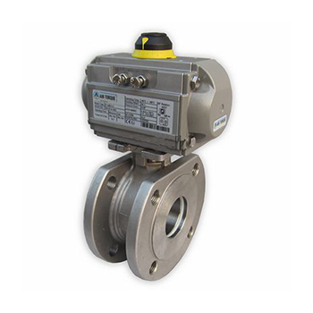 AT pneumatic ultra-thin ball valve AIRTORQUE Italian actuator