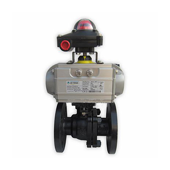 AT pneumatic ball valve AIRTORQUE Italian actuator