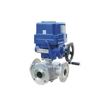 Imported electric three-way ball valve Buhrer