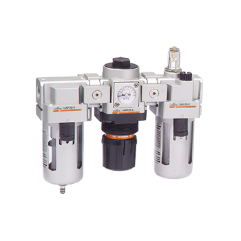 Three-point combination AC series filter + pressure regulator + oil mister CHANTO