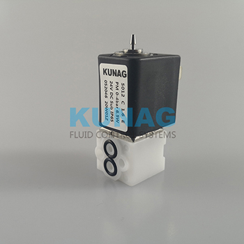 052046 Three-way solenoid valve type 5012 plastic valve body KUNAG