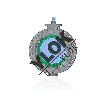 Imported triple eccentric regulating butterfly valve YLOK
