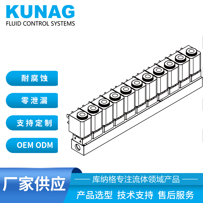 4001-B11型 集成阀组11个电磁阀11进1出 1进11出