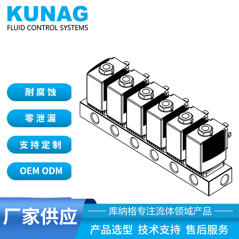 4001-H6 集成阀组3013电磁阀1进6出 6进1出